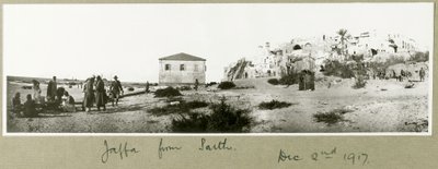 Jaffa dal sud, 2 dicembre 1917 da Capt. Arthur Rhodes